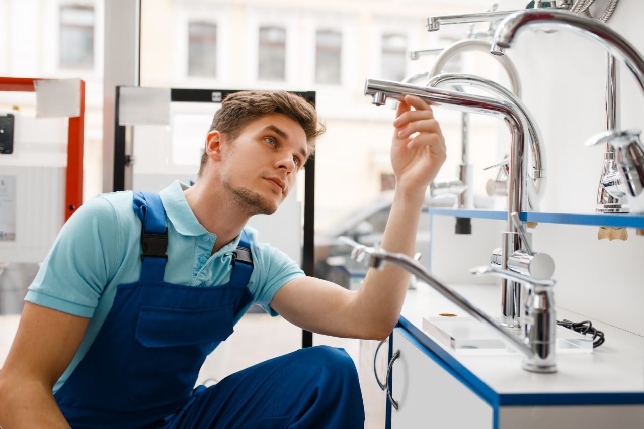 plumber-in-uniform-at-showcase-in-plumbering-store-1